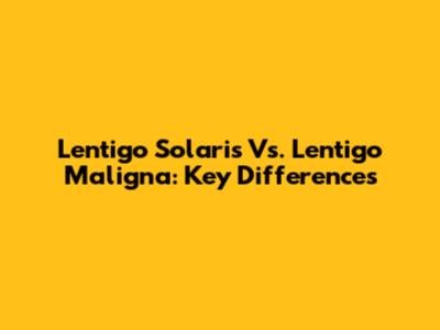 Lentigo Solaris Vs. Lentigo Maligna: Key Differences
